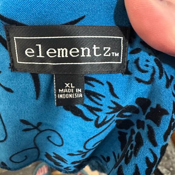 Elementz XL Blue and Black Womans Jacket - Picture 8 of 8